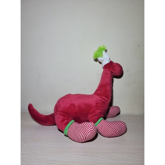 Animal Adventure Red Brontosaures Dinosaur plush toy - Picture 4 of 5